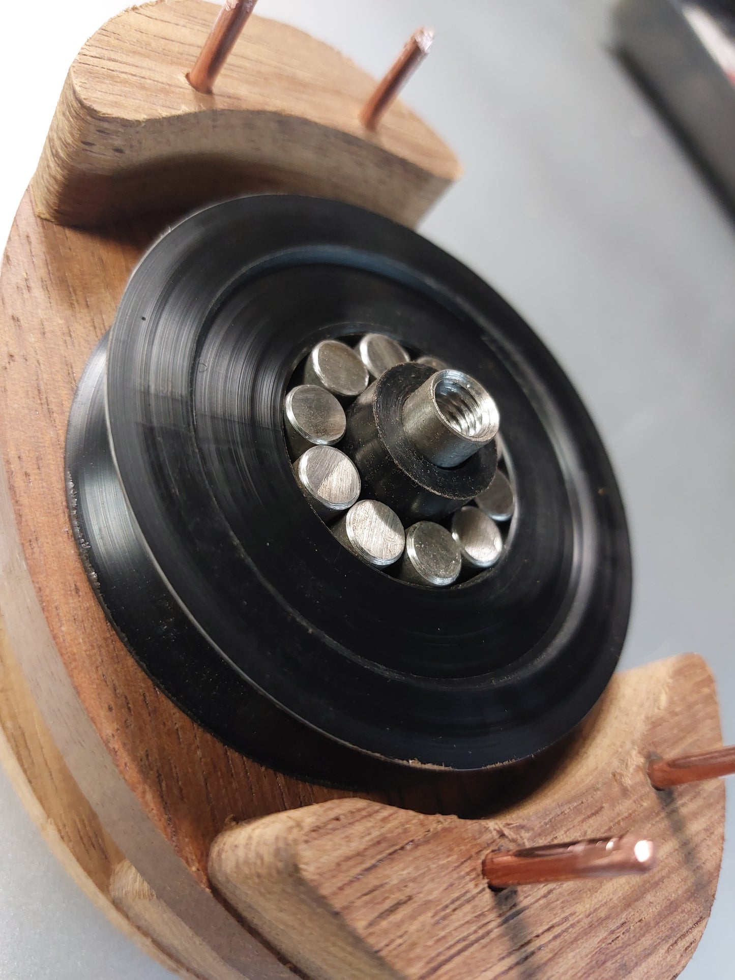 LARGE TRIPLE BINDING BLOCK with ROLLER BEARINGS and BECKET