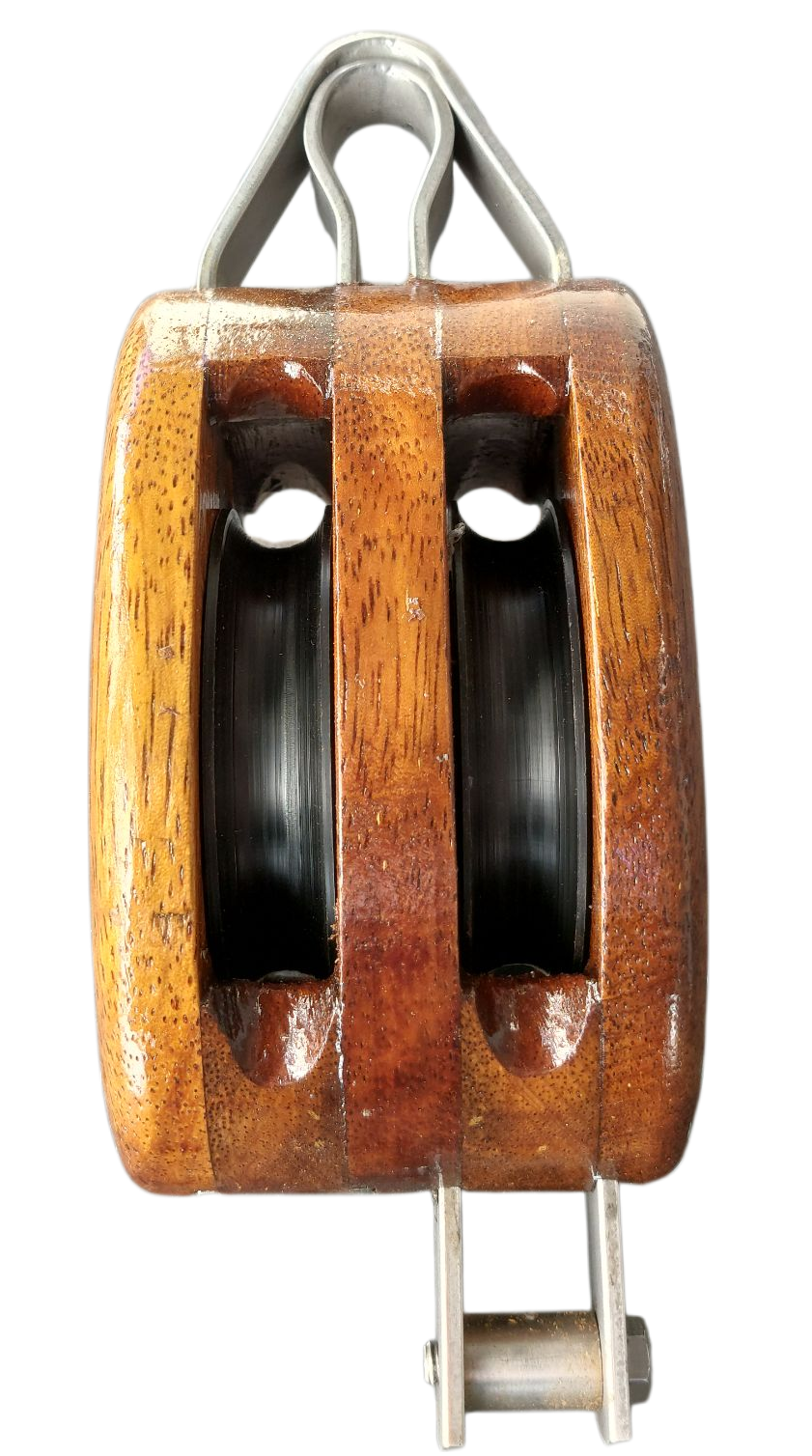 LARGE DOUBLE BINDING BLOCK with ROLLER BEARINGS and BECKET