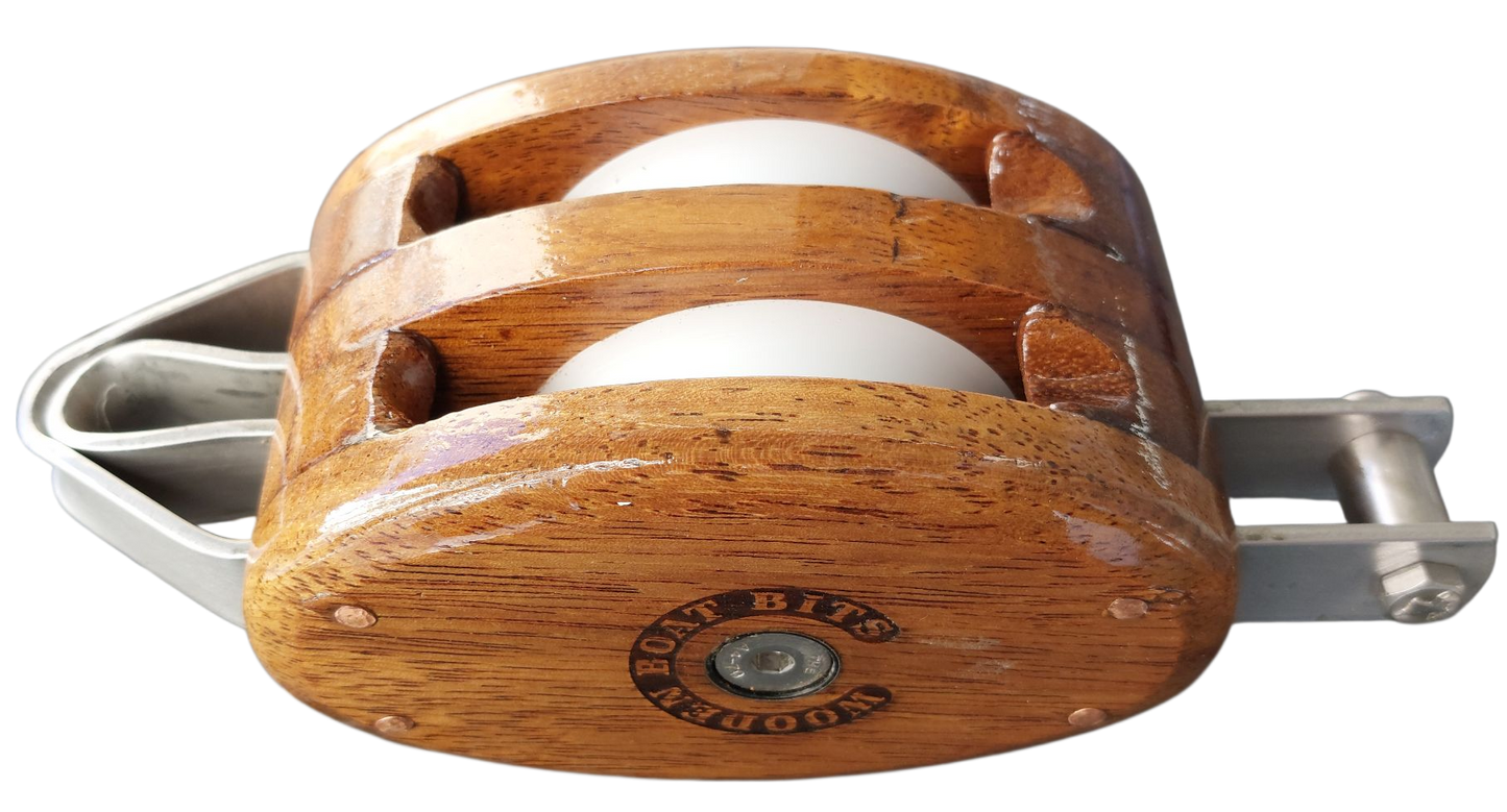 LARGE DOUBLE BINDING BLOCK with PLAIN SOLID BEARINGS and BECKET