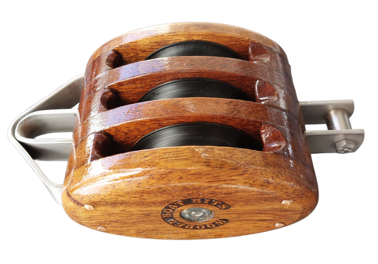 LARGE TRIPLE BINDING BLOCK with ROLLER BEARINGS and BECKET