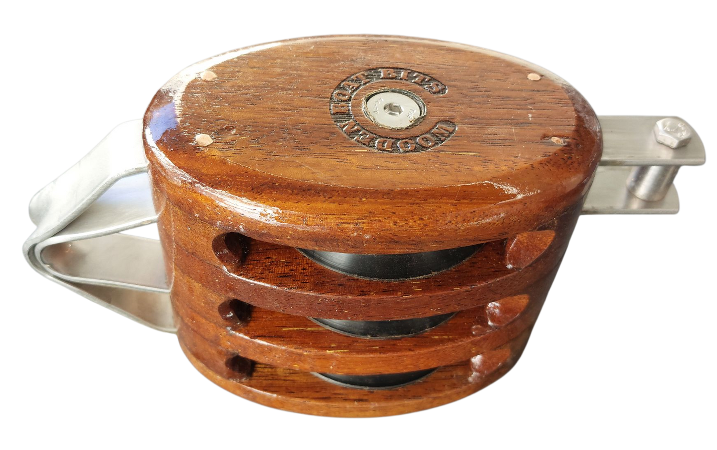 LARGE TRIPLE BINDING BLOCK with ROLLER BEARINGS and BECKET