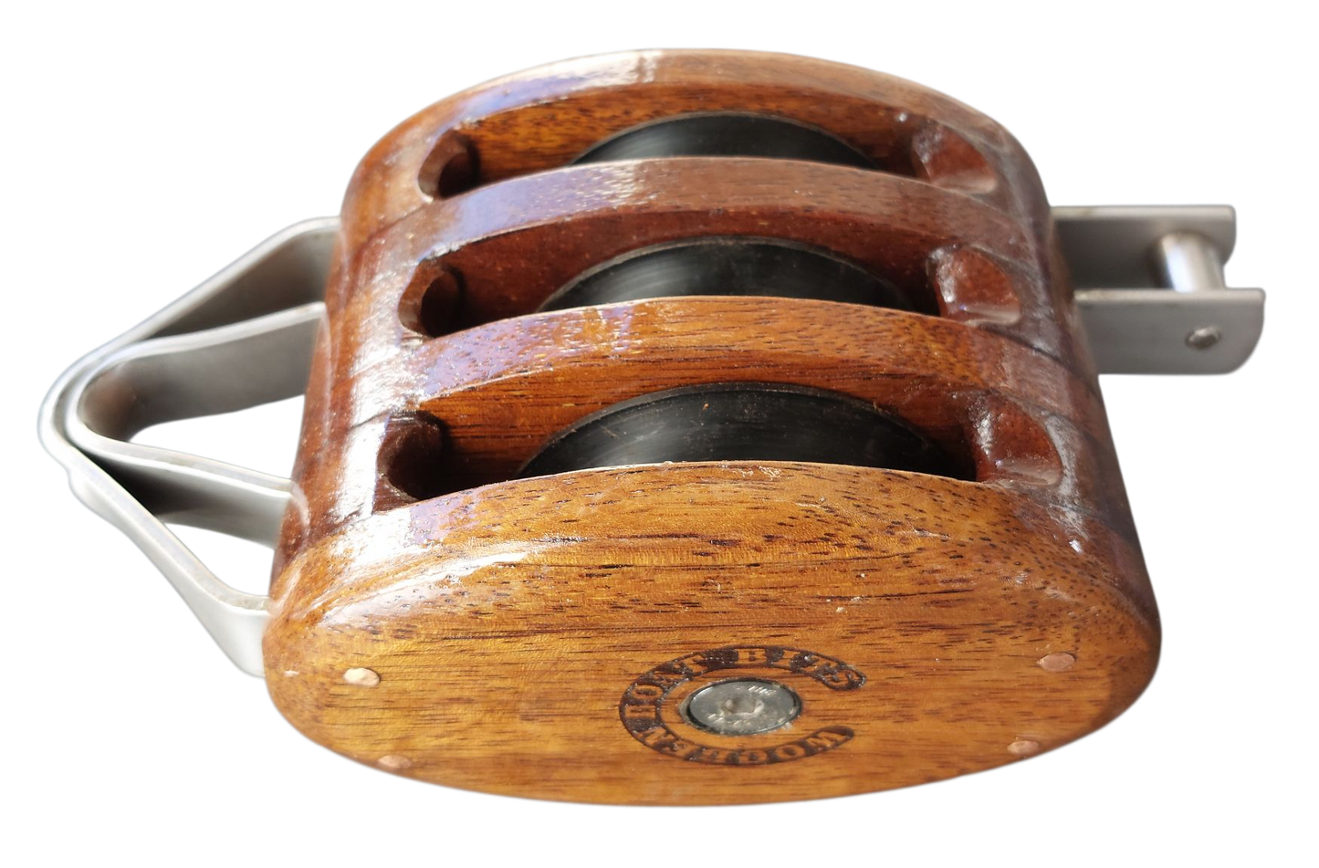 LARGE TRIPLE BINDING BLOCK with ROLLER BEARINGS and BECKET