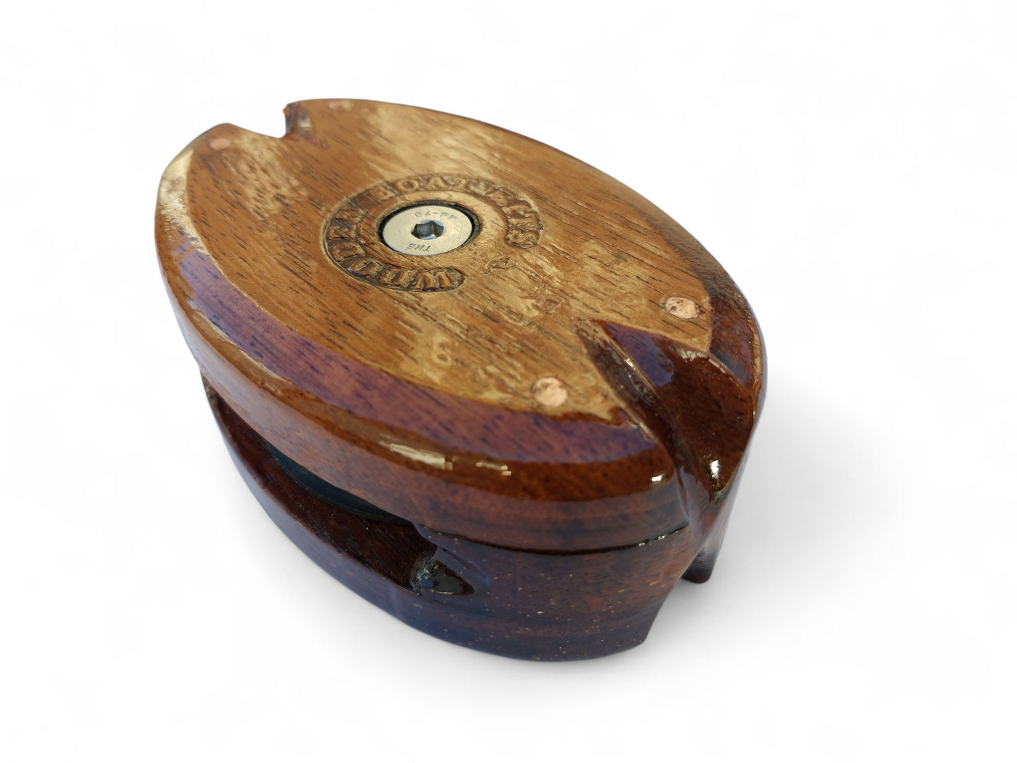 LARGE SINGLE STROP BLOCK with ROLLER BEARING