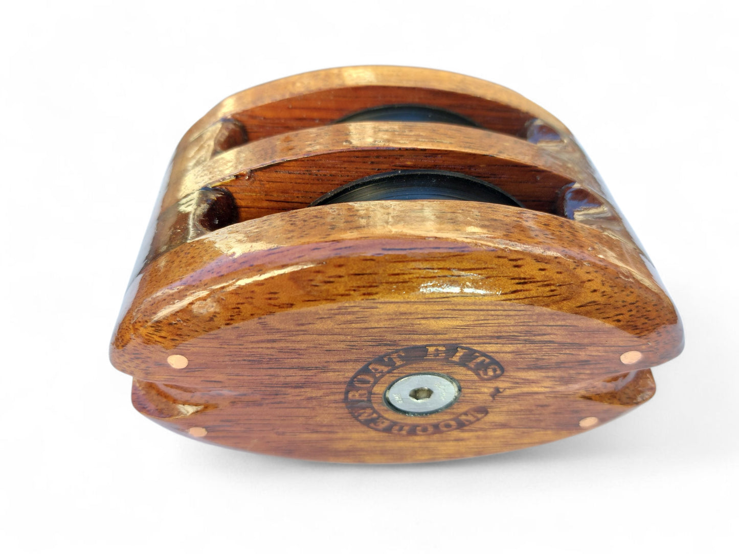 LARGE DOUBLE STROP BLOCK with ROLLER BEARINGS