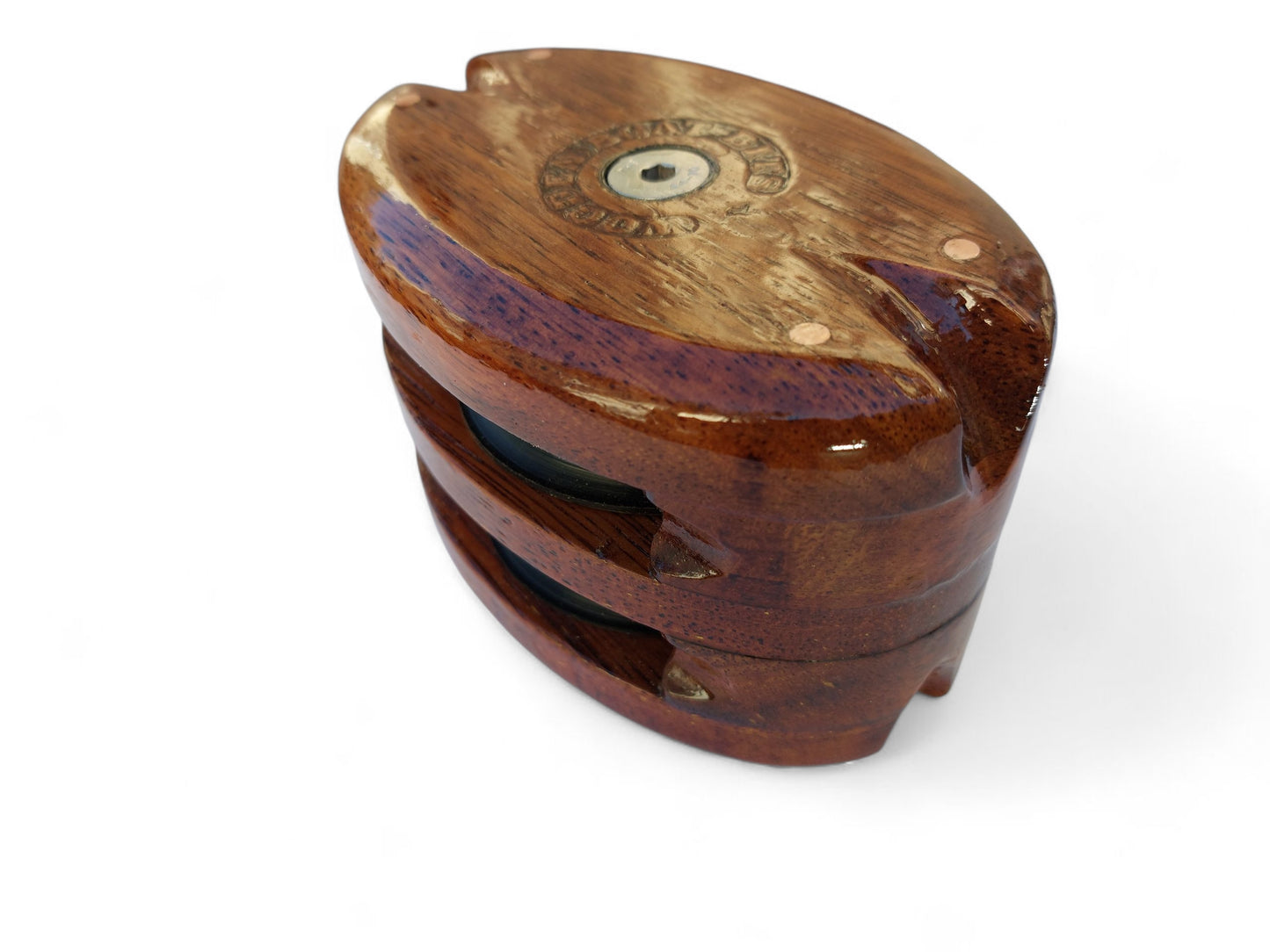 LARGE DOUBLE STROP BLOCK with ROLLER BEARINGS