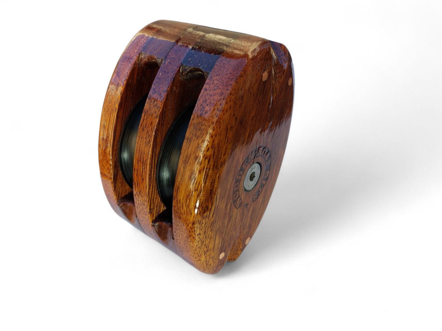 LARGE DOUBLE STROP BLOCK with ROLLER BEARINGS
