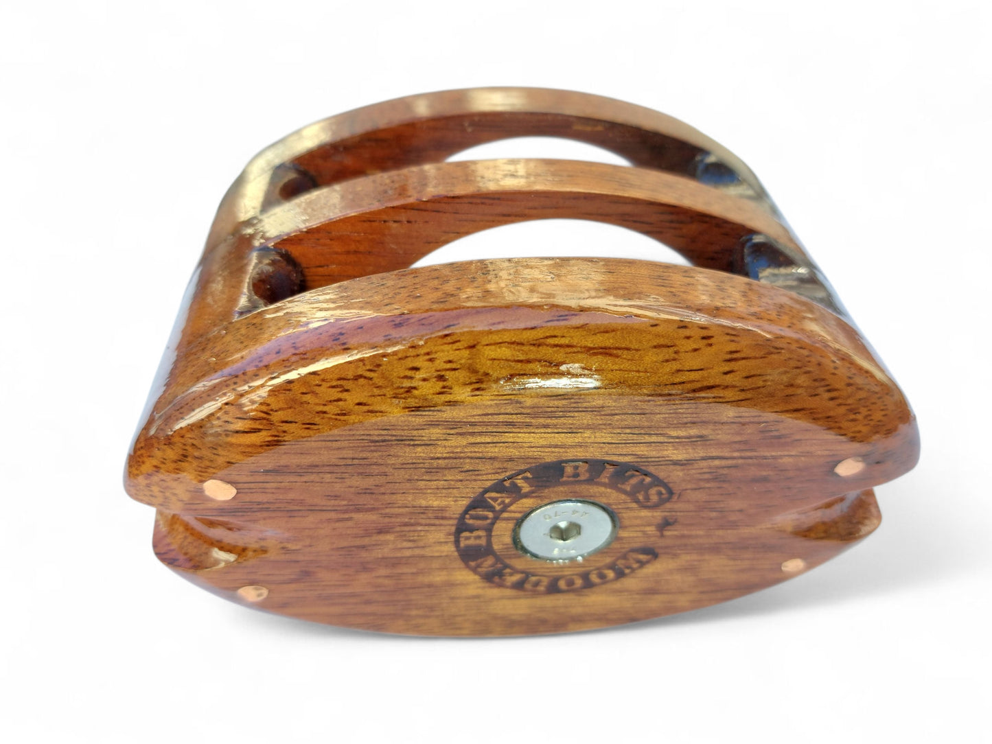 LARGE DOUBLE STROP BLOCK with SOLID PLAIN BEARINGS