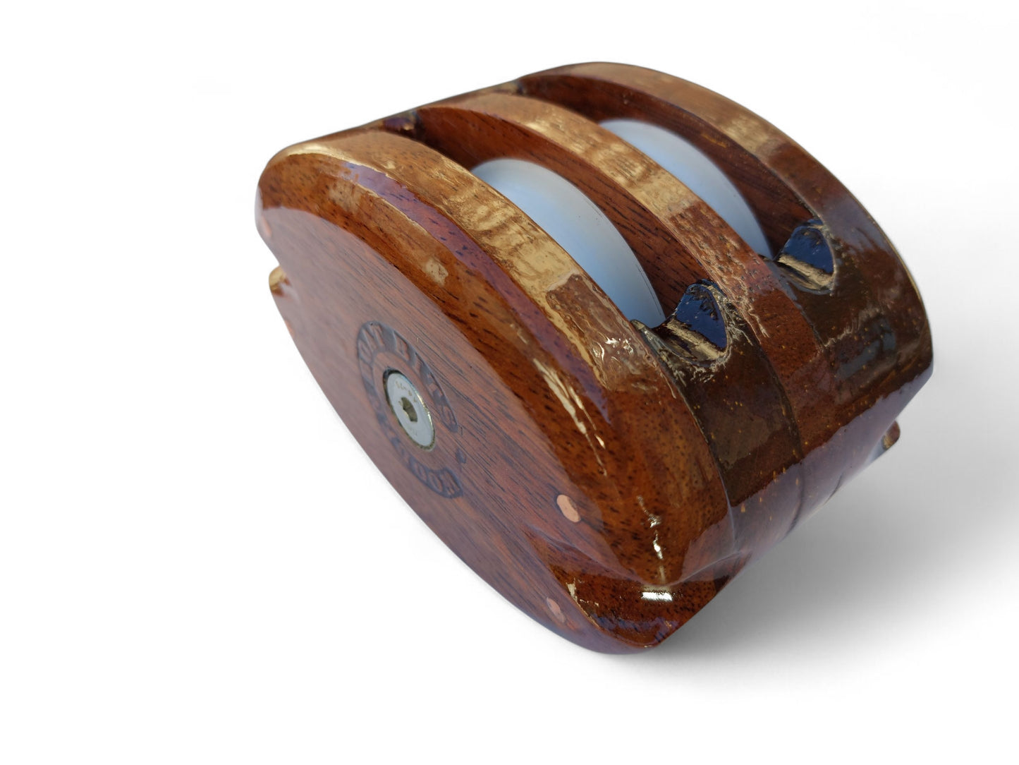 LARGE DOUBLE STROP BLOCK with SOLID PLAIN BEARINGS