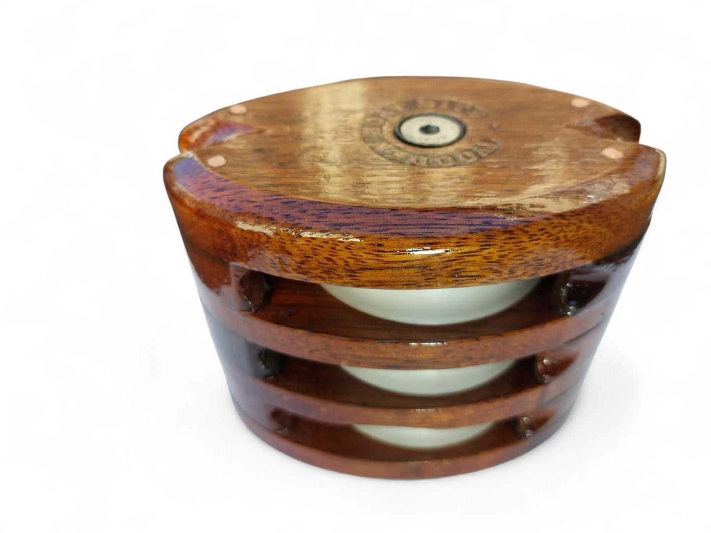 LARGE TRIPLE STROP BLOCK with SOLID PLAIN BEARINGS