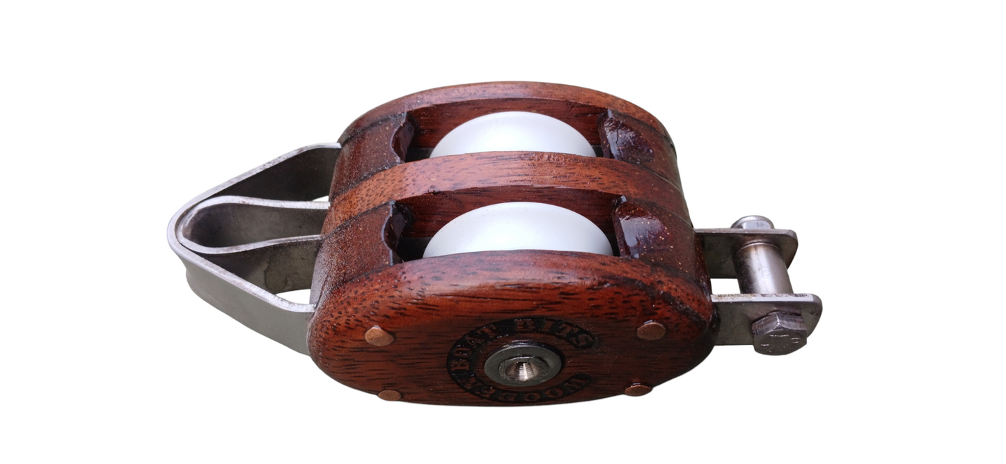 SMALL BINDING BLOCK DOUBLE SOLID BEARING with BECKET