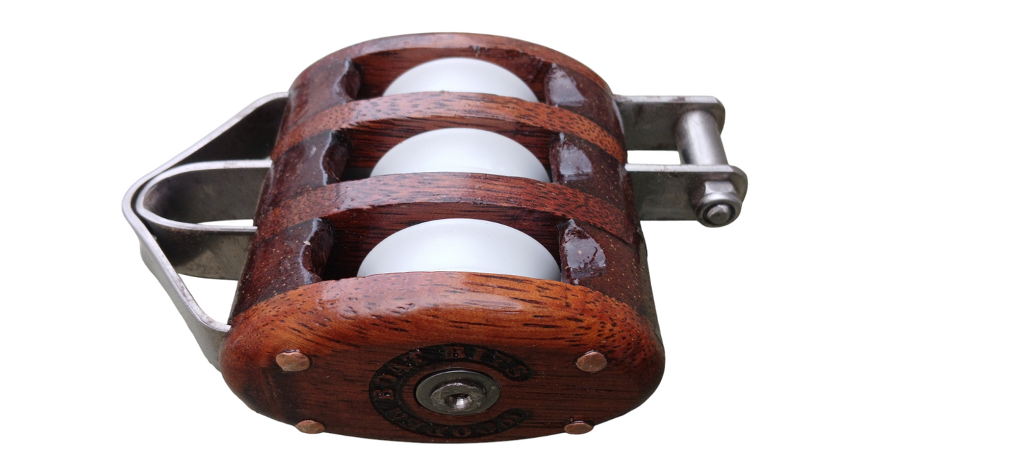 SMALL BINDING BLOCK TRIPLE SOLID BEARING with BECKET