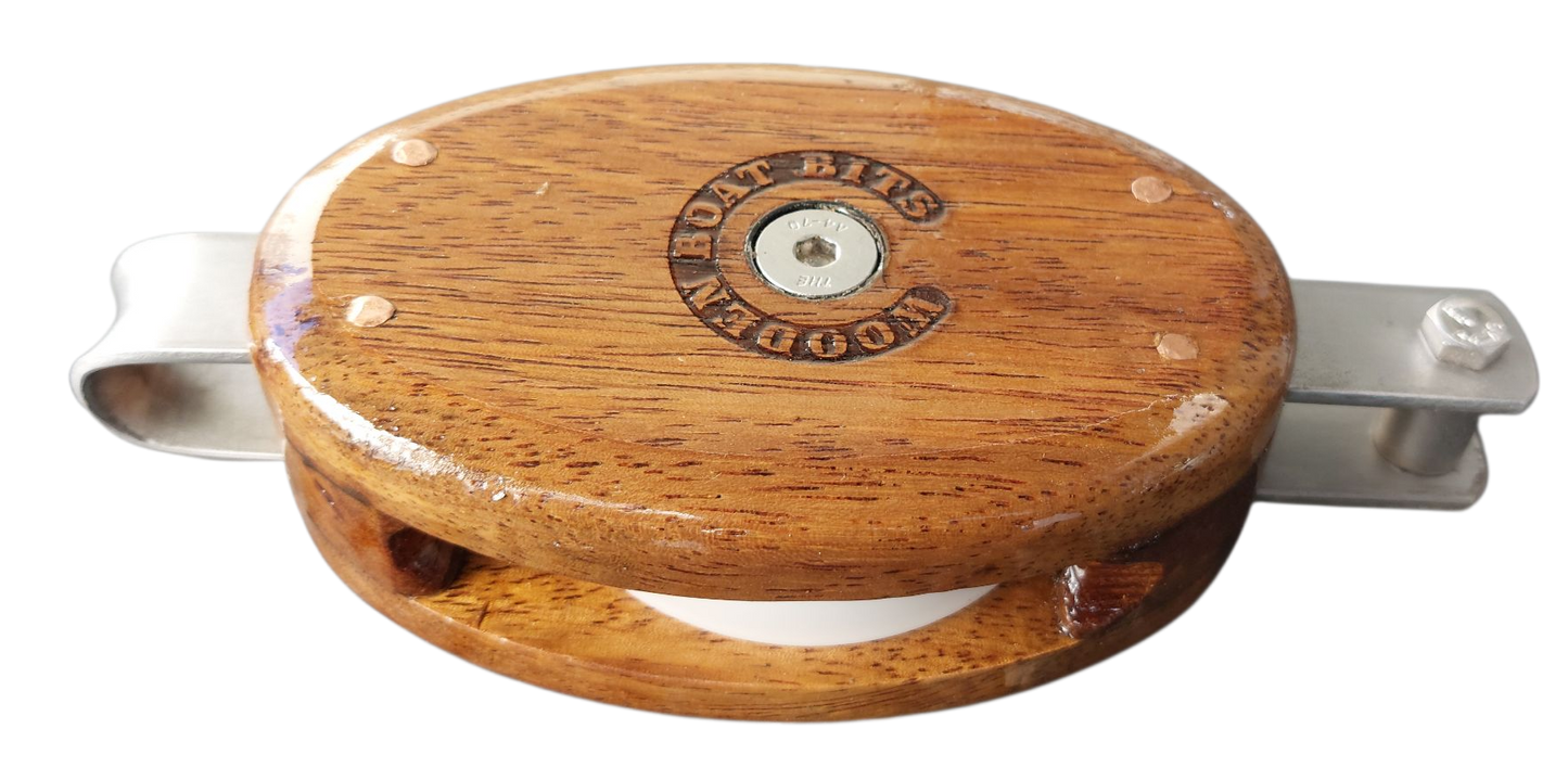 LARGE SINGLE BINDING BLOCK with SOLID PLAIN BEARING and BECKET