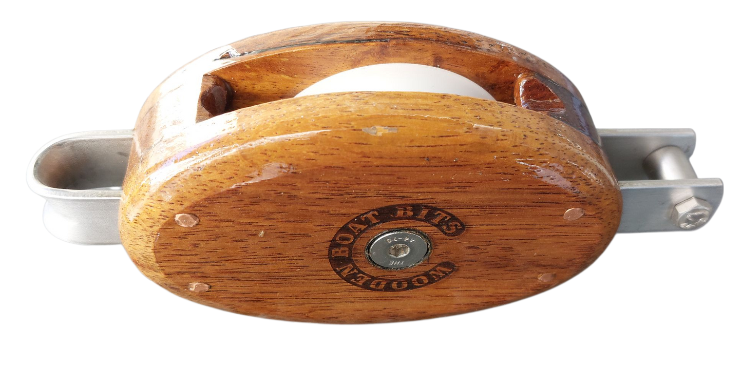 LARGE SINGLE BINDING BLOCK with SOLID PLAIN BEARING and BECKET